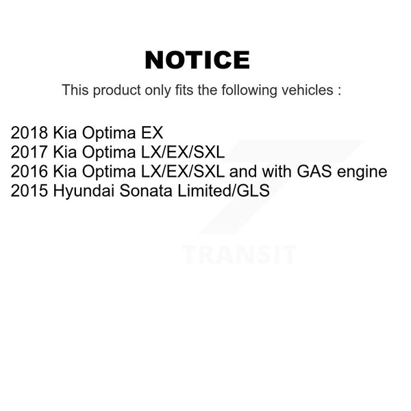 Front Bearing Lower Ball Joint Outer Tie Rod Link Kit 8Pc For Kia Optima Hyundai Sonata